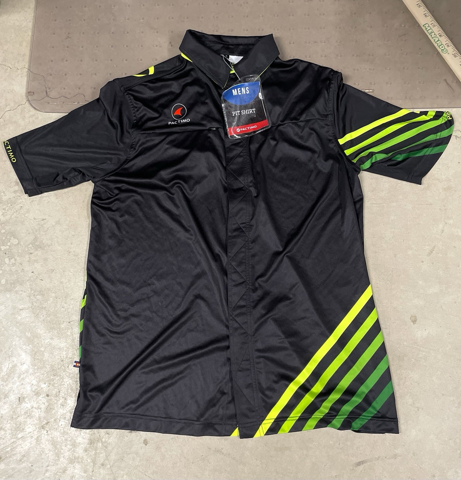 Pactimo Pit Shirt New – Button Down Cycling Mechanic Shirt – Performance