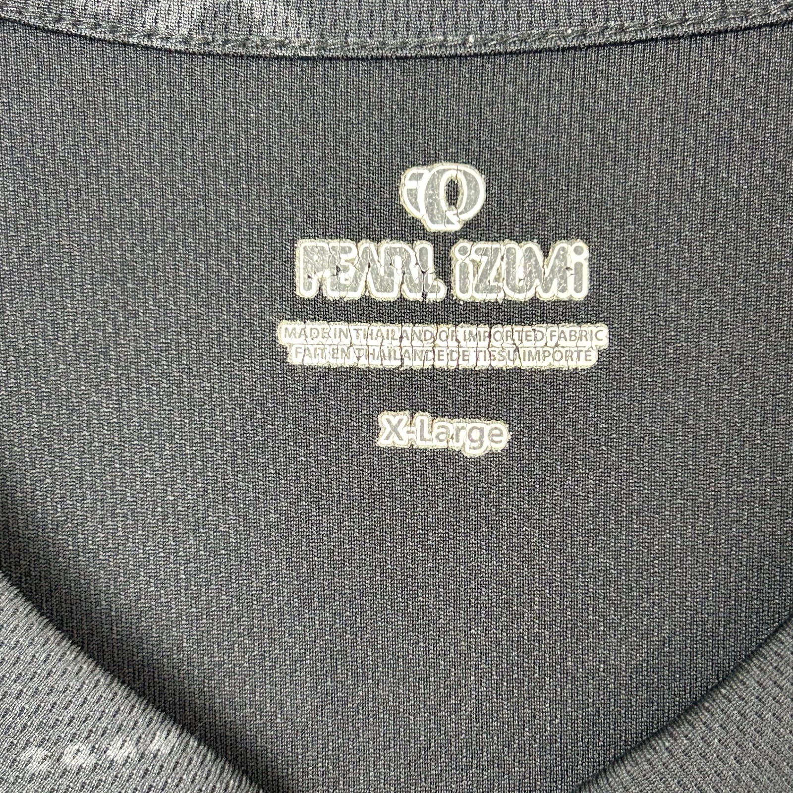 Pearl Izumi Jersey Mens XL Black All Over Print Half Zip Cycling Outdoor