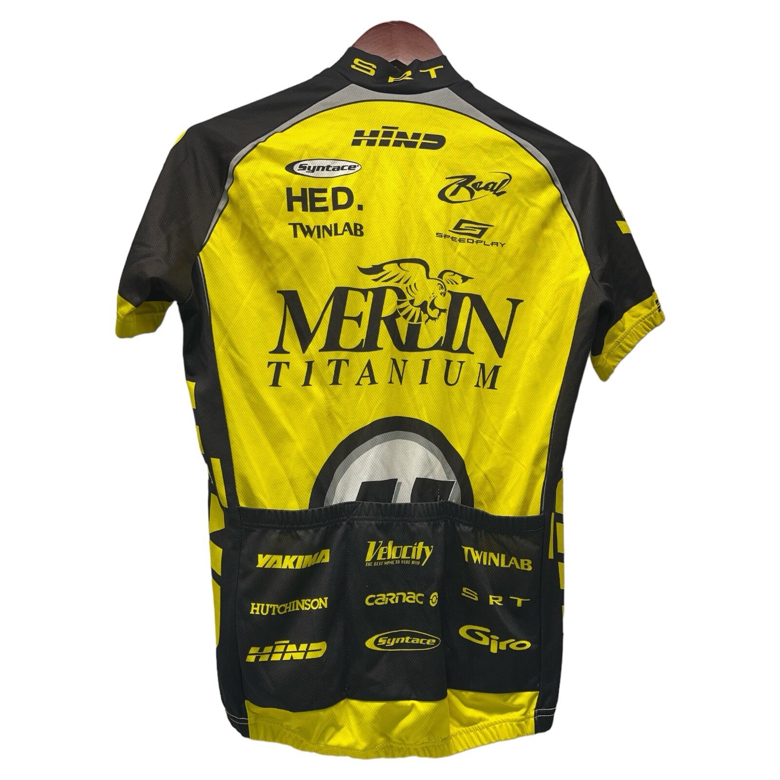 Hind Men’s Small Multi Color 3/4 Zip 3Pocket Cycling Jersey
