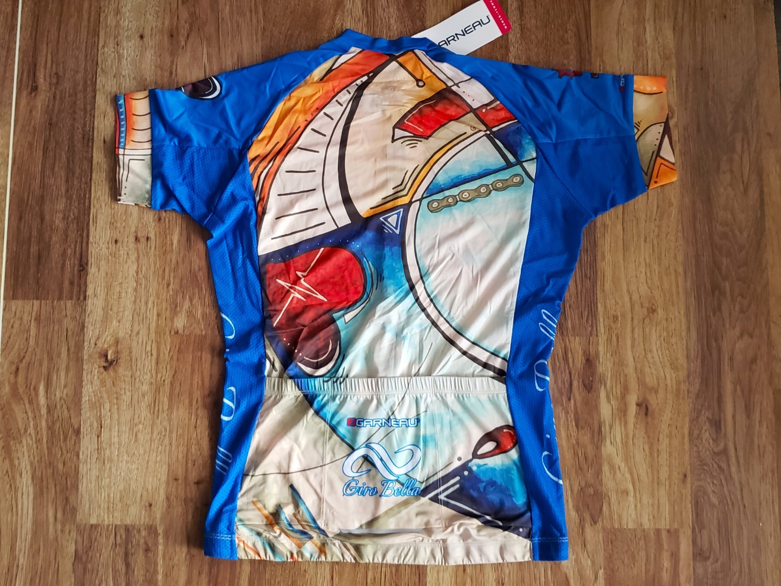 NEW Louis Garneau Giro Bella Women Bike Cycling Jersey – L Large – Short Sleeve