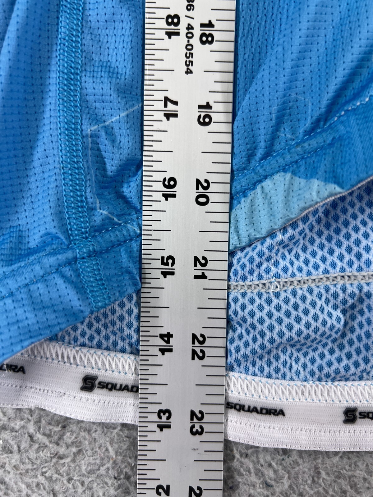 Squadra Jersey Womens Blue Full Zip Pro Issue Aquilo 100% Polyester Pockets READ