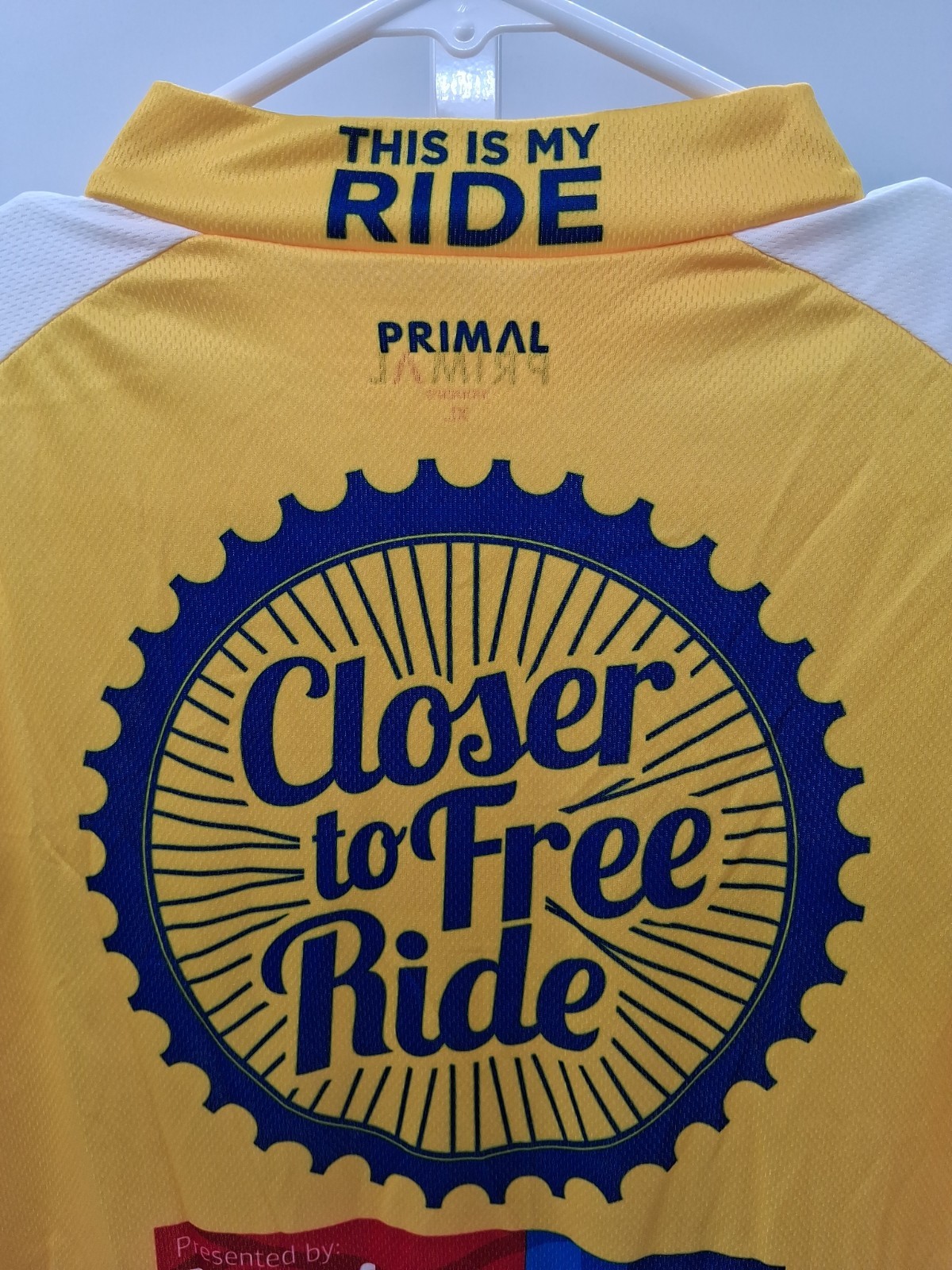 Primal Ride Closer to Free Cycling Jersey Womens XL Multicolor Biking Athletic