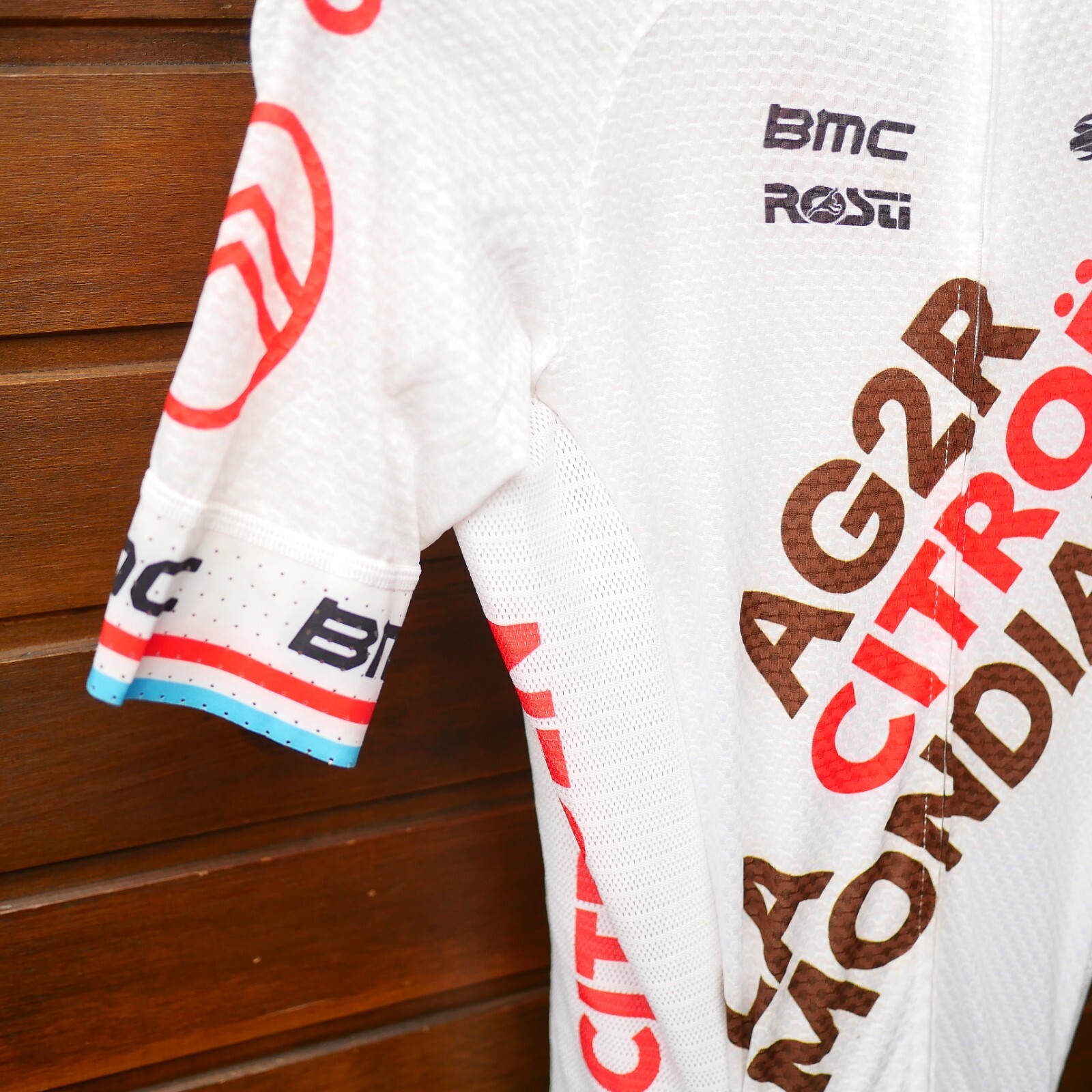 AG2R Citroen Luxembourg Champion Band Aero Road Skin Suit Pro Team Rider issue
