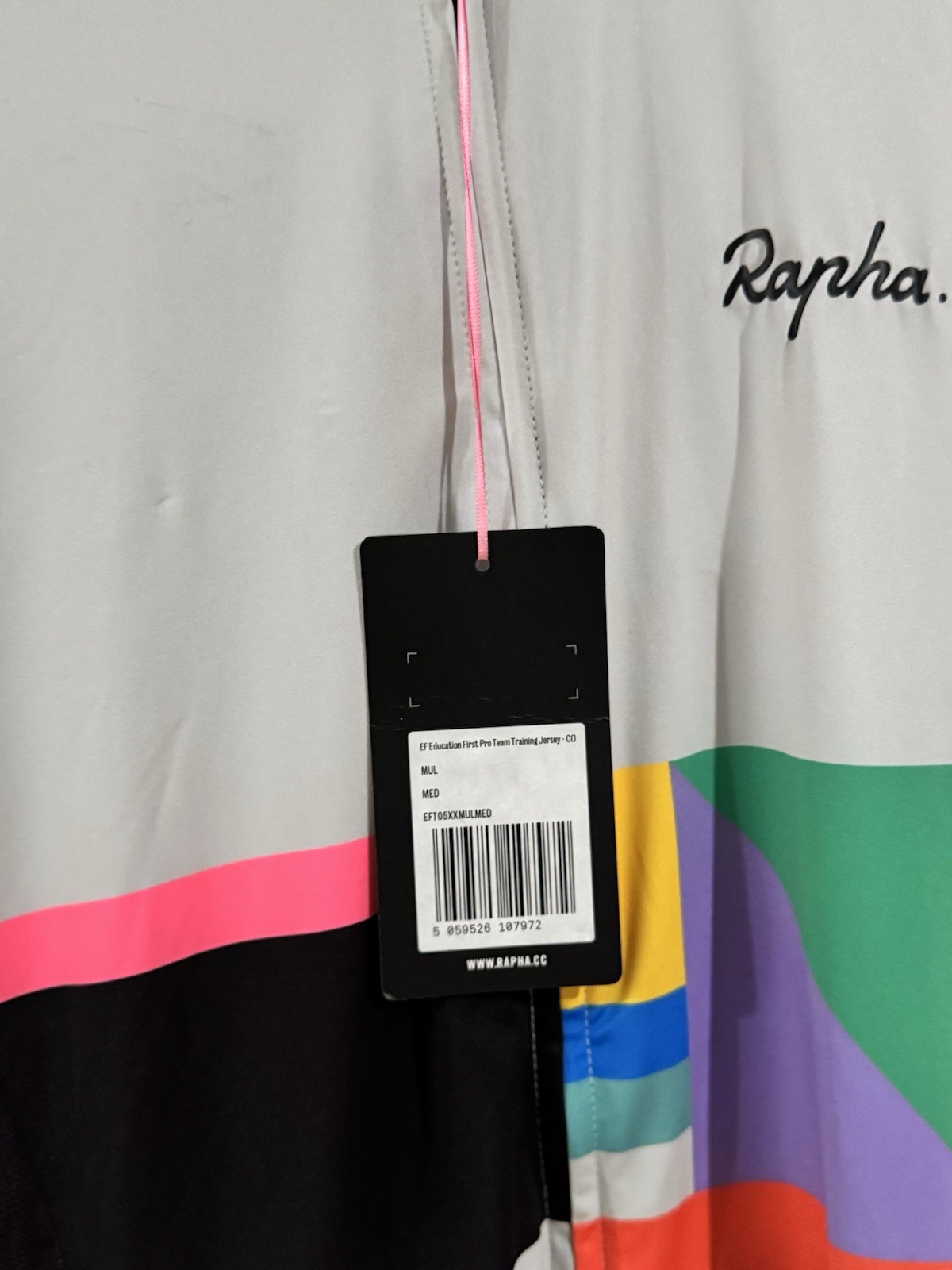 NEW Rapha EF Education Pro Team Training Giro d’Italia 2021 Euphoria Jersey S