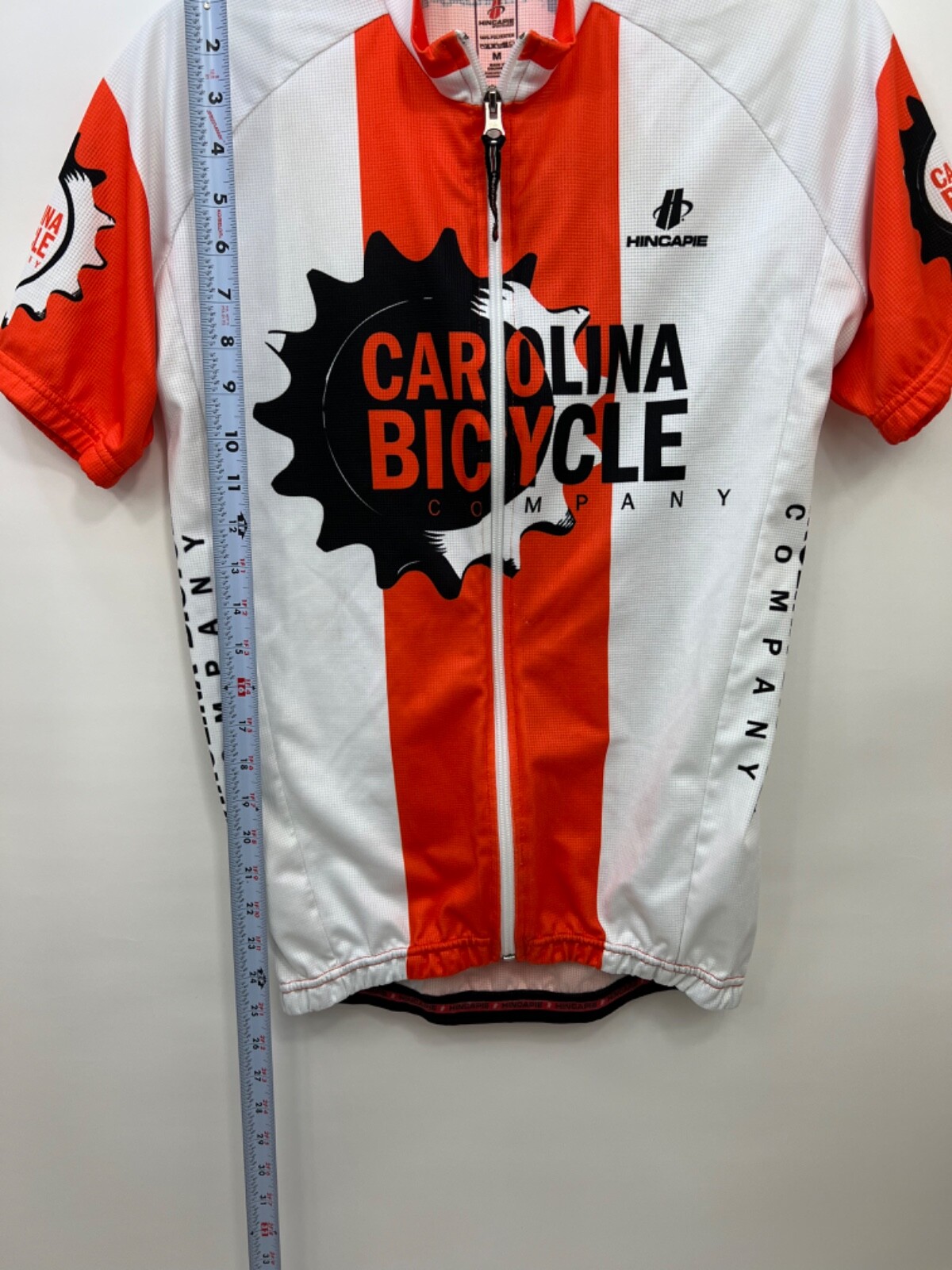 Hincapie Carolina Bicycle Company Cycling Bicycle Jersey Full Zip Size Medium