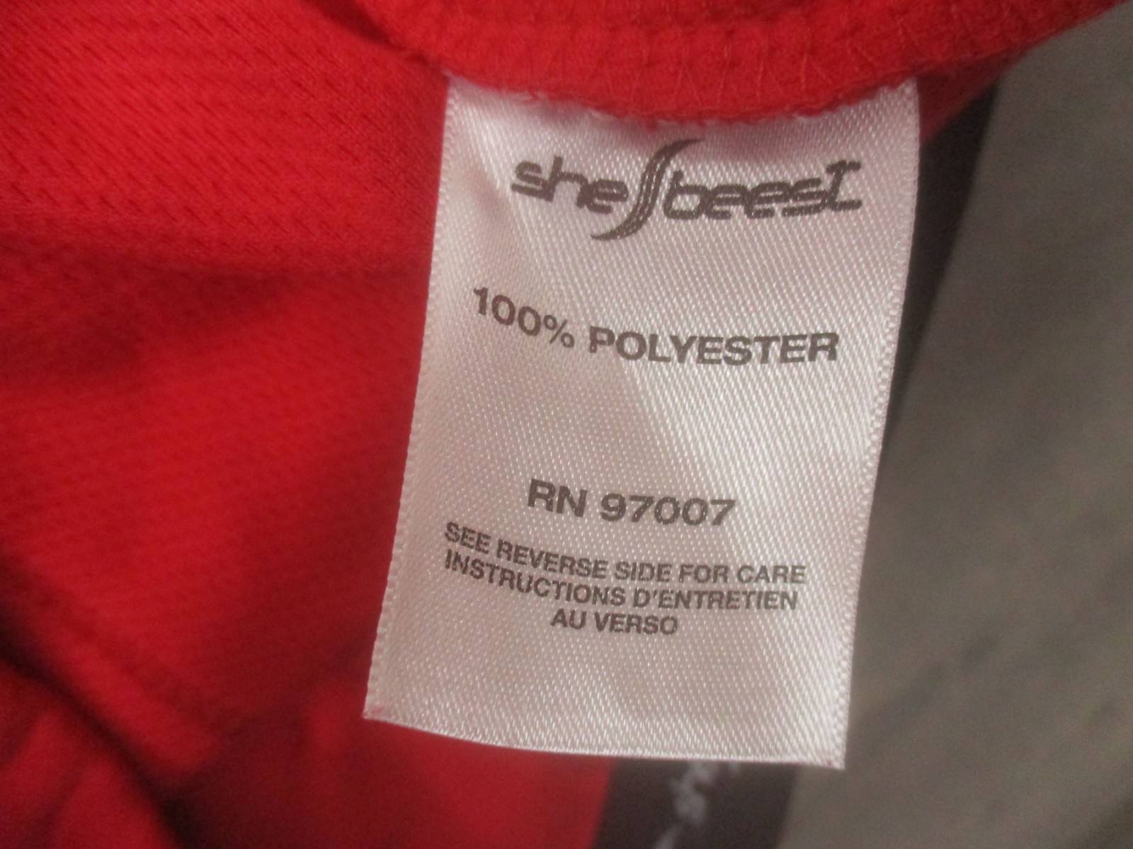 Shebeest Size S Womens Red Cycling Compression Back Pocket Full Zip Jacket 245