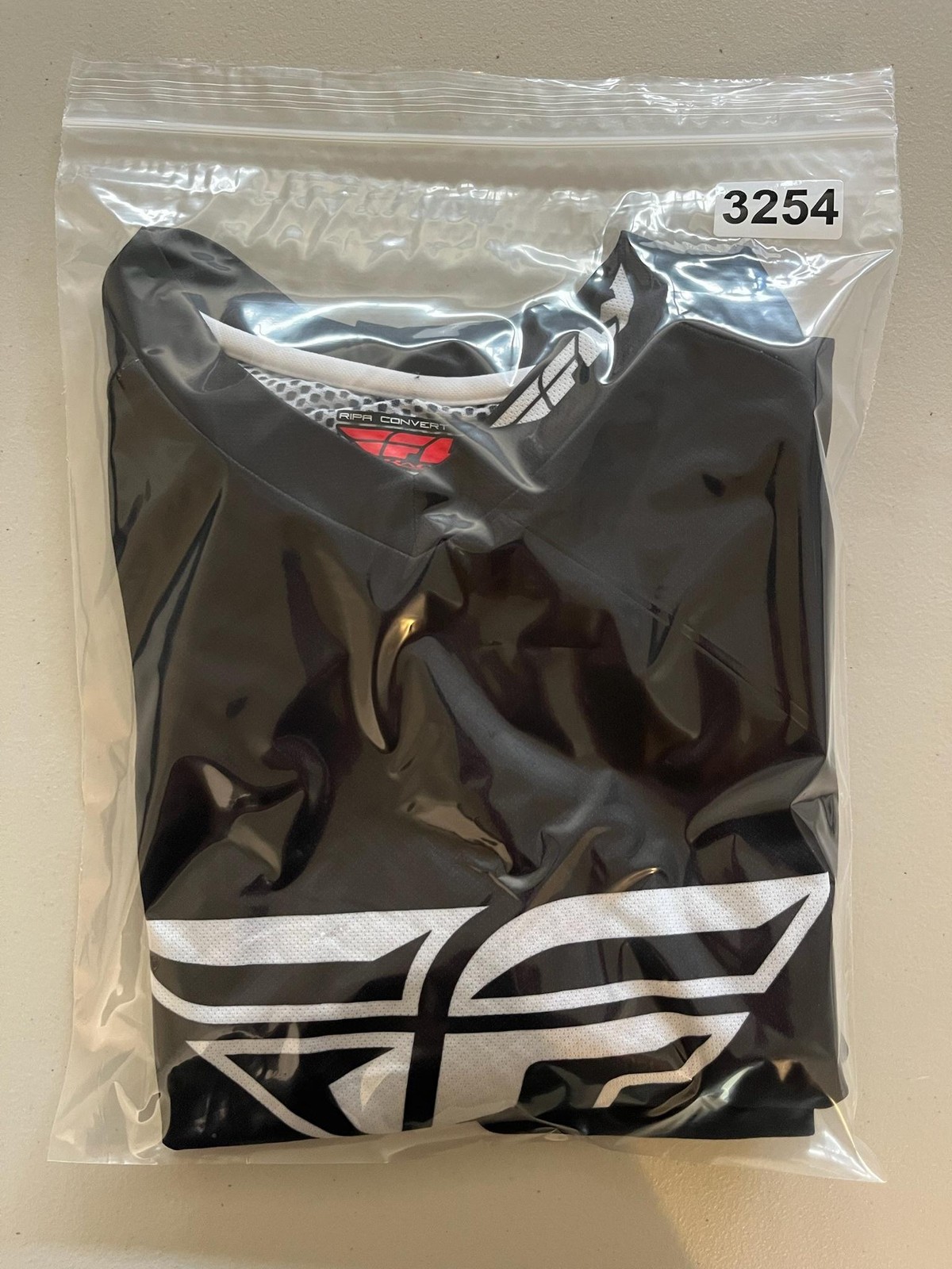 Fly Racing Cycling Jersey Shirt XL Black Long Sleeve Mens Mesh V-Neck Quick Dry