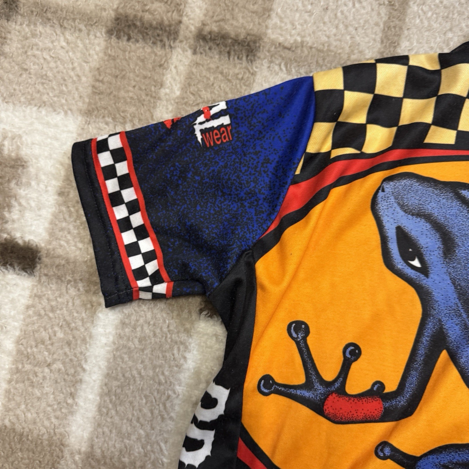 Vintage Primal Wear 1996 Cycle Cycling Shirt Jersey Small Poison Dart Frog