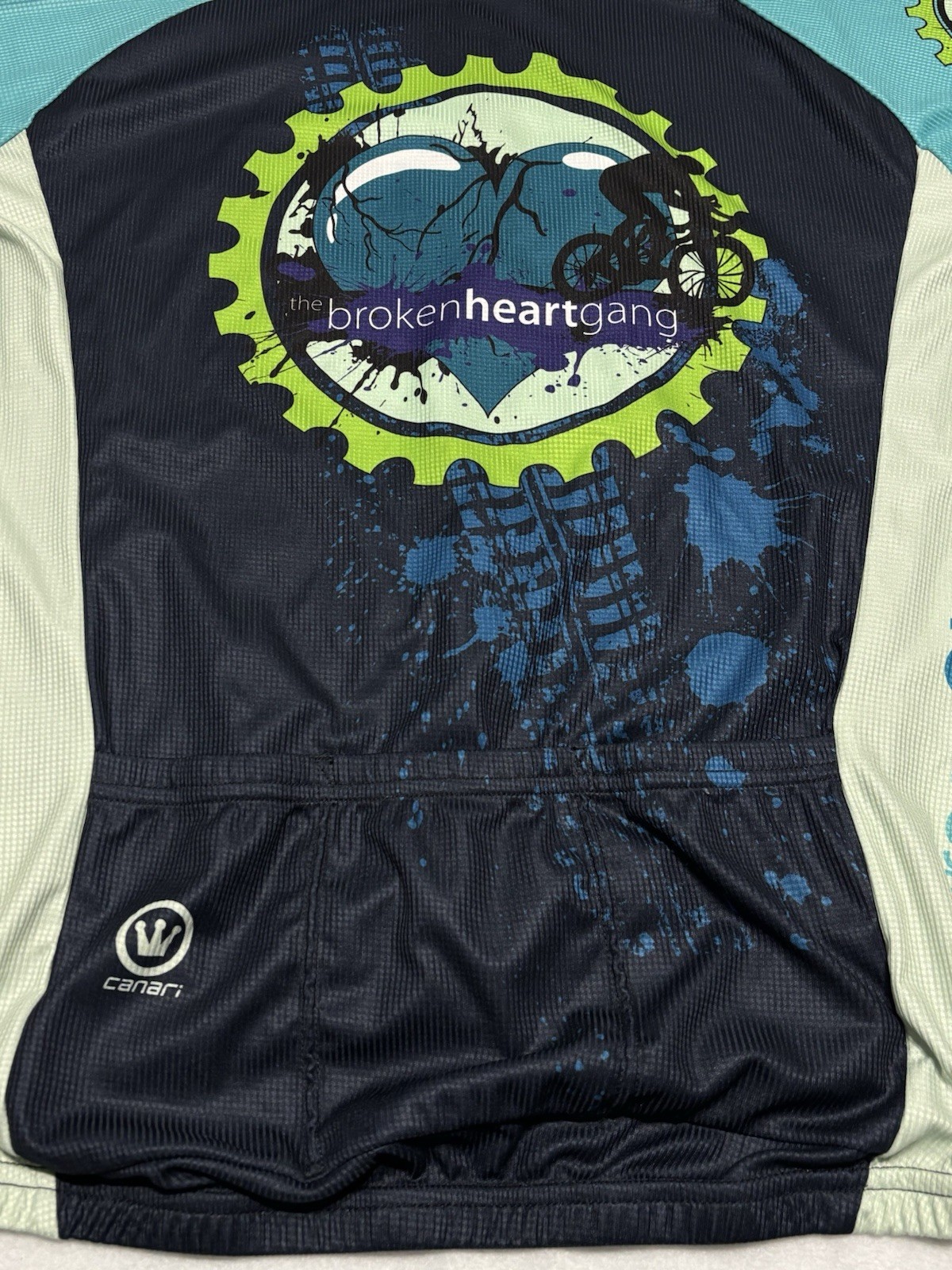 Canari Men’s Courage Classic 2012 Short Sleeve Cycling Shirt Jersey Size Medium