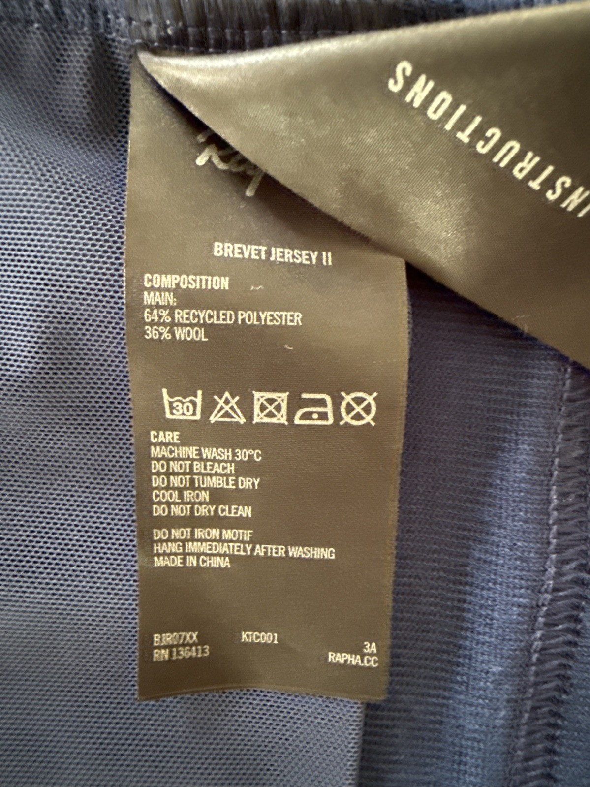 Rapha Brevet II Men’s Short Sleeve Cycling Jersey Small