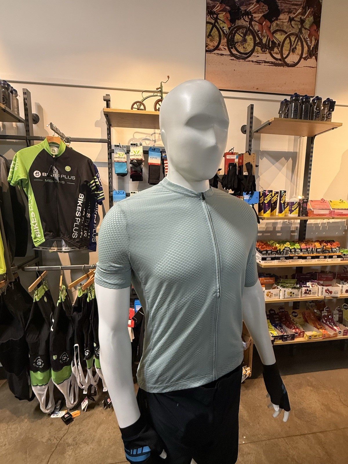 NEW! Pearl Izumi Pro Mesh Short Sleeve Road Cycling Jersey LARGE Dawn Grey