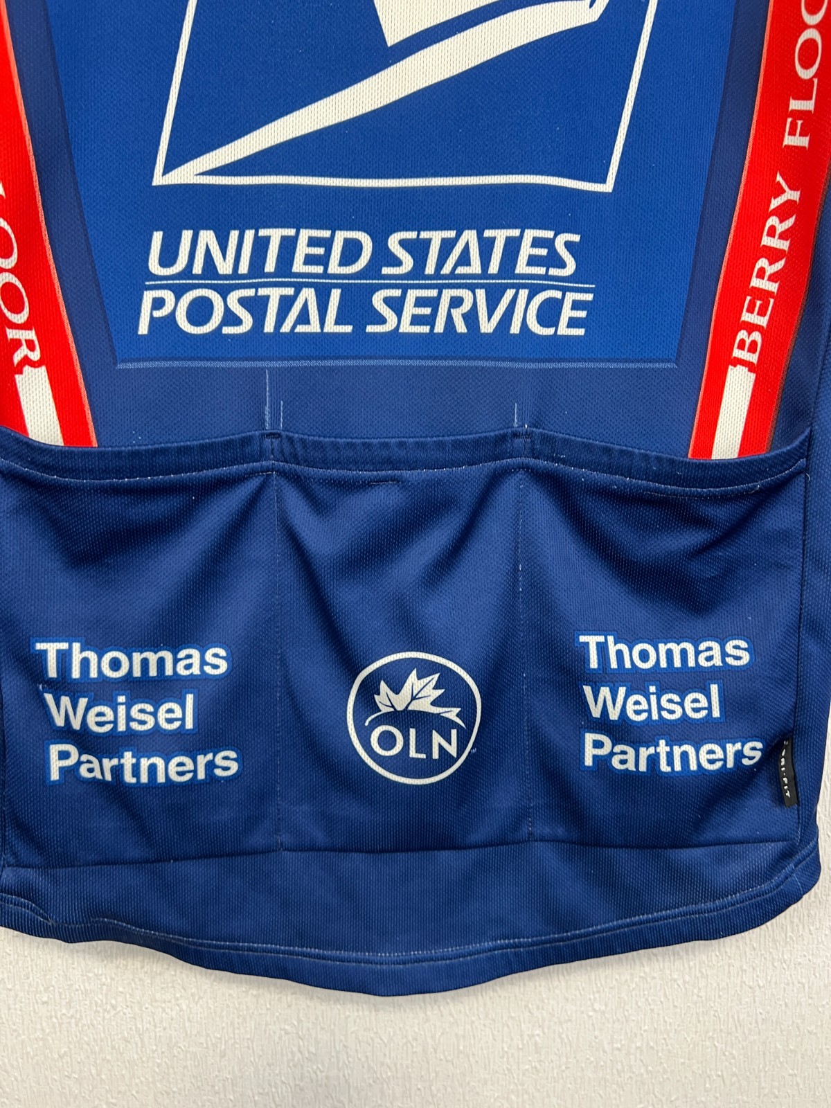 Nike United States Postal Service USPS Cycling Biking Jersey Shirt Trikot Size S