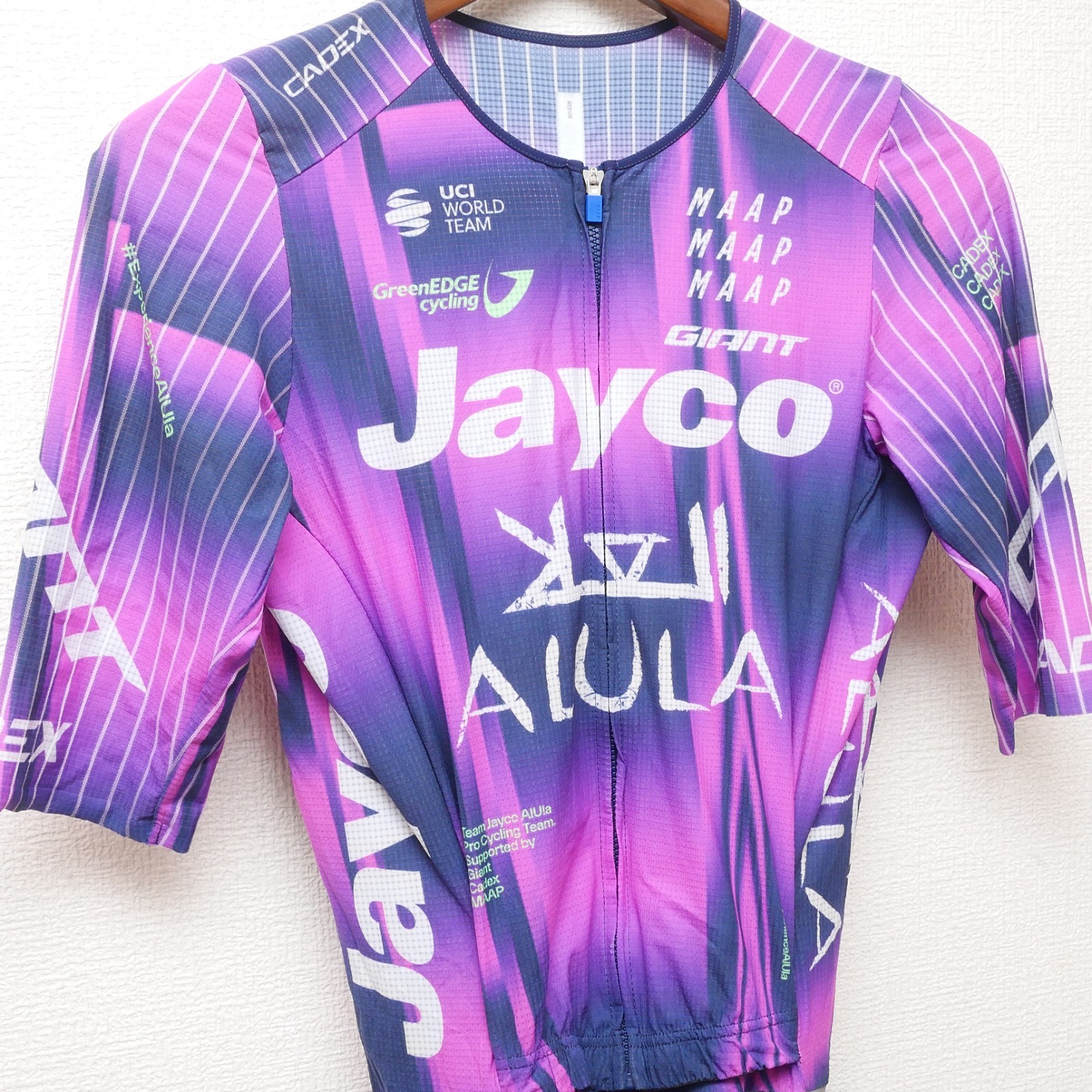 Jayco Alula MAAP Road Suit Aero Suit Pro Team Rider issue Body Giant RRP $590
