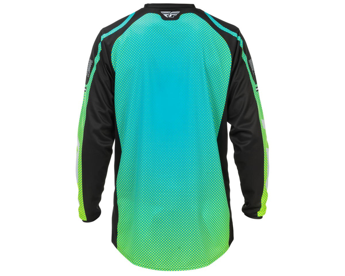 Fly Racing F-16 Jersey (Aqua/Black/White)