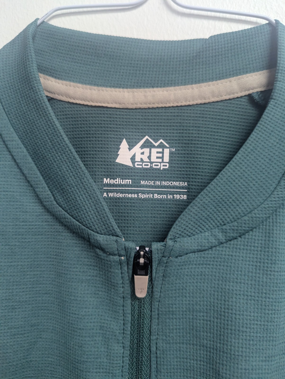REI Co-op Guide Women’s NEW Full Zip Cycling Jersey Green Medium