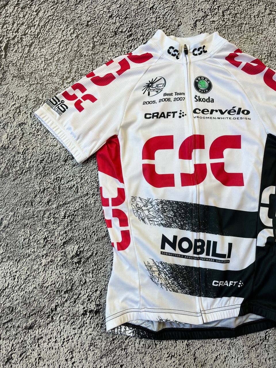 Craft Team CSC Cervélo Škoda Pro Tour Cycling Jersey Men’s Size S