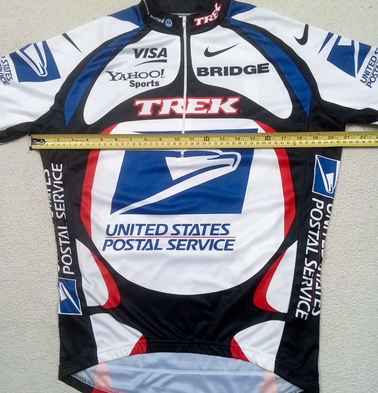 VTG 2000 USPS Postal Service TREK nike Cycling Jersey — Lance ARMSTRONG — fits L