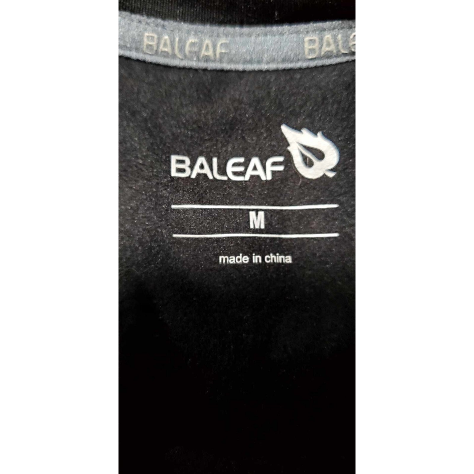 Baleaf Cycling Compression Shirt Black Base Layer Long Sleeve Women’s Size Mediu