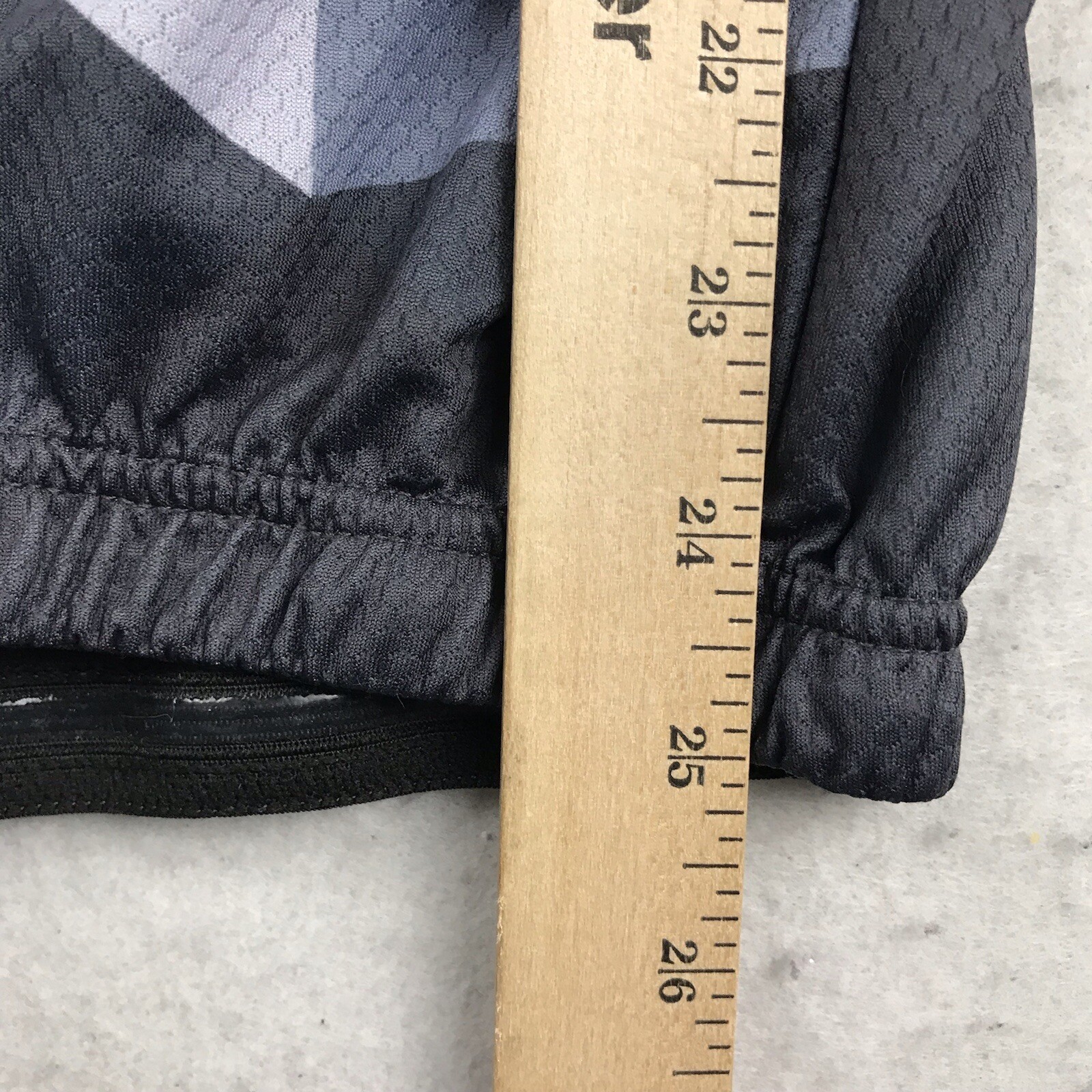 Nine Bulls Bicycle Jacket Mens Small Gray Elastic Waist Pockets Full Zip Top