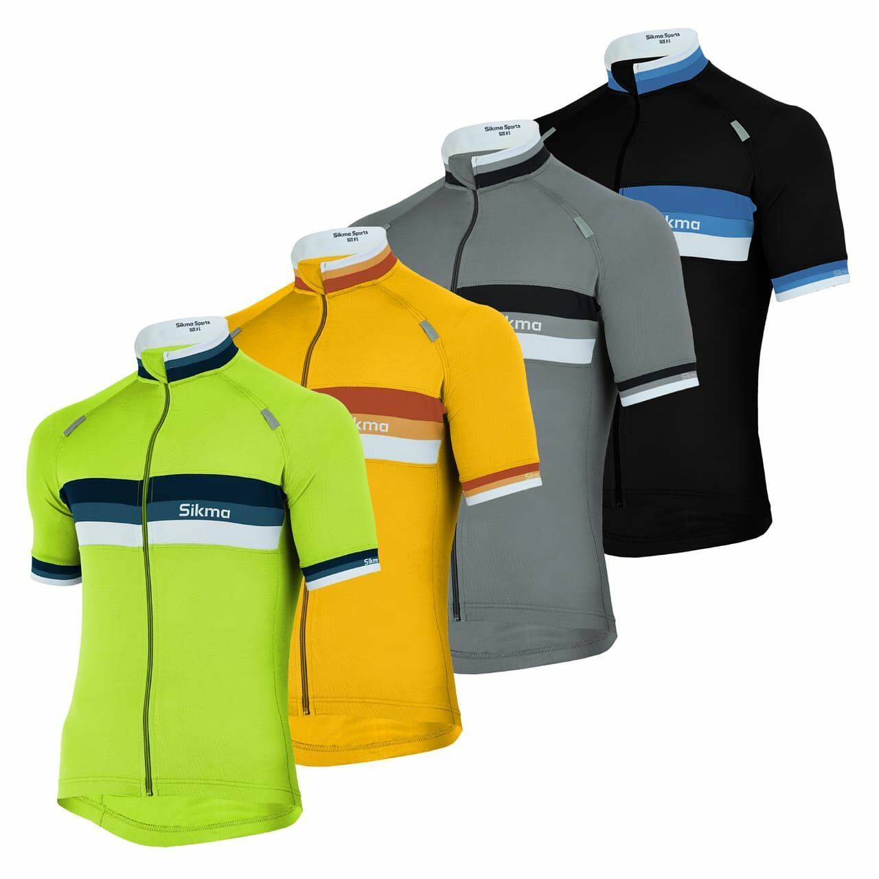 Mens Cycling Jersey Summer Short Sleeve Bicycle Breathable Racing Top S-XXL