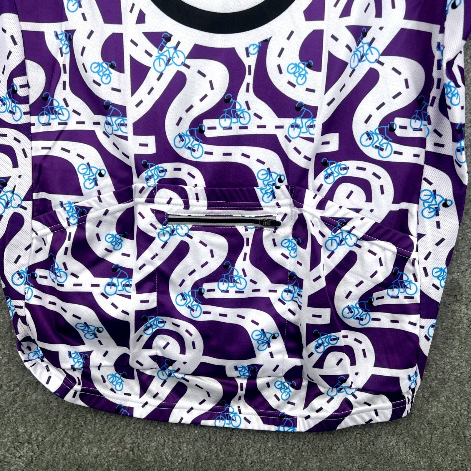 Primal Cycling Jersey Mens L Purple Nexas General Catalyst 2020 Road Map NWT