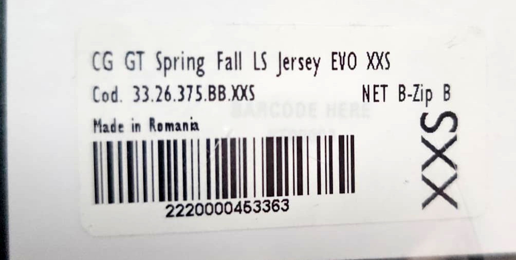 NEW ASSOS ENVE CG GT Spring Fall LS Jersey EVO Mens XXS Black White Long Sleeve