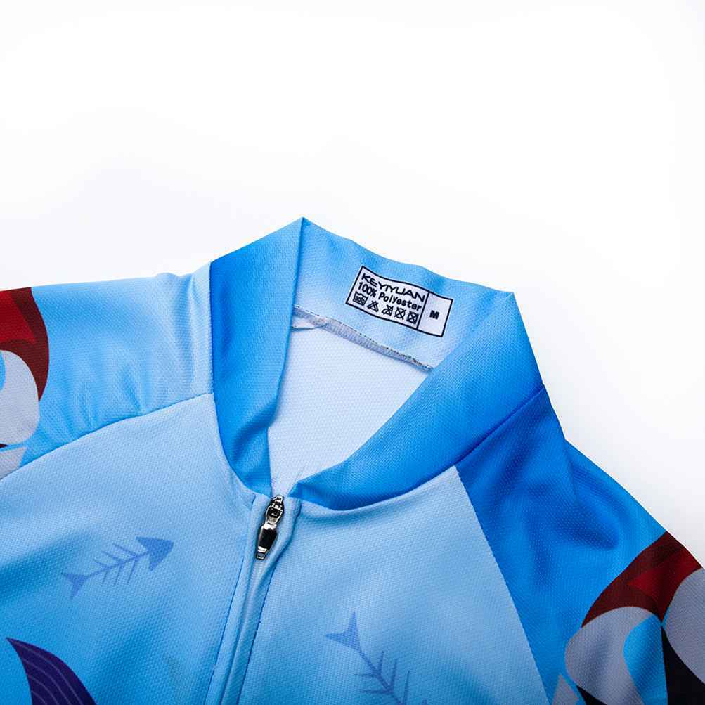 Kids’ Reflective Cycling Jersey Short Sleeve Bike Cycle Jersey Shirts Unisex