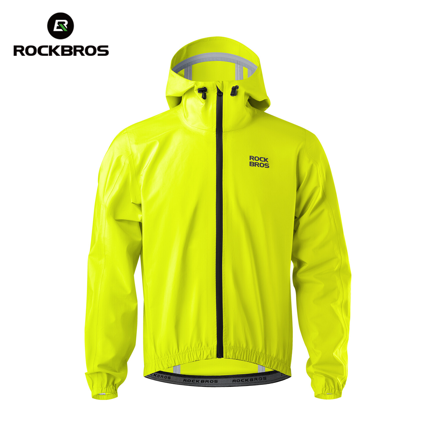 RockBros Waterproof Cycling Raincoat Hooded Jacket Men Women Outdoor Rain Coat
