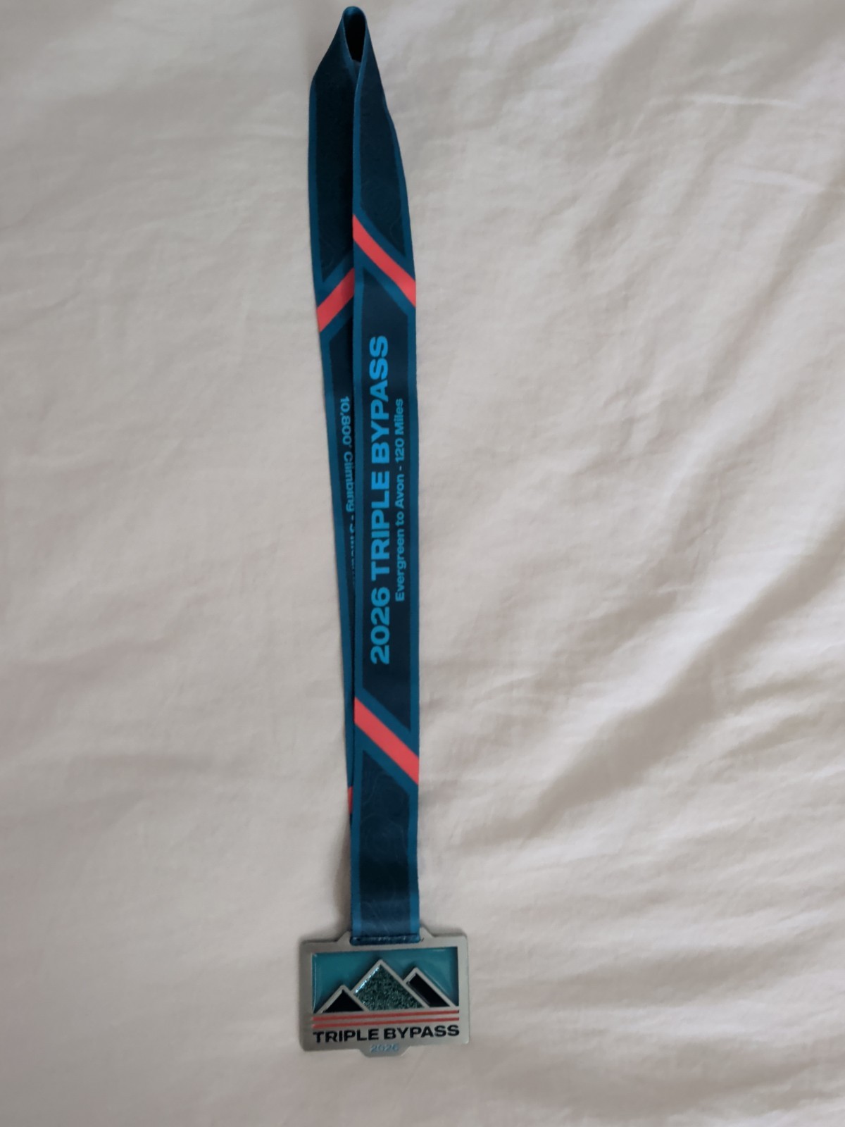 Triple Bypass 2026 Finisher Medal Cycling Colorado Evergreen To Avon