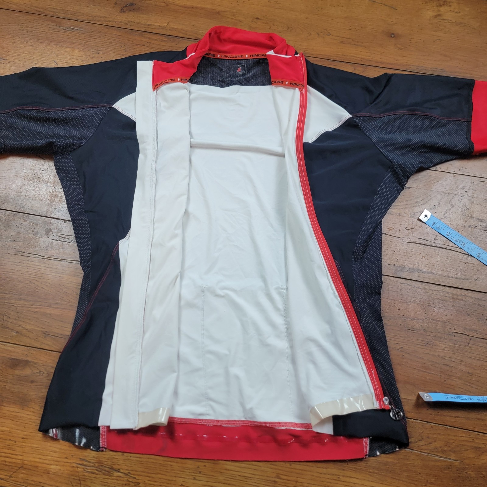 Hincapie Mens Lage Cycling Jersey Stretchy Aero (STAINS) L