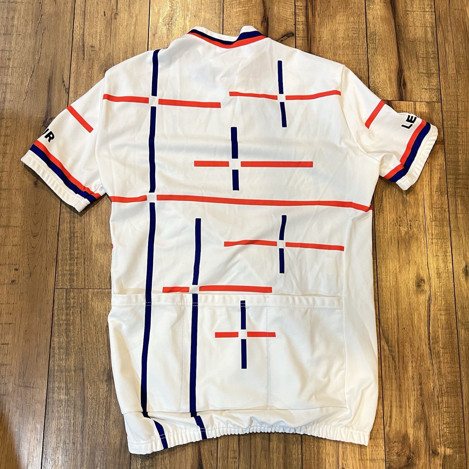 Vintage Castelli Le Tour Mens XL White Cycling Jersey Top 1/4 zip Made In Italy