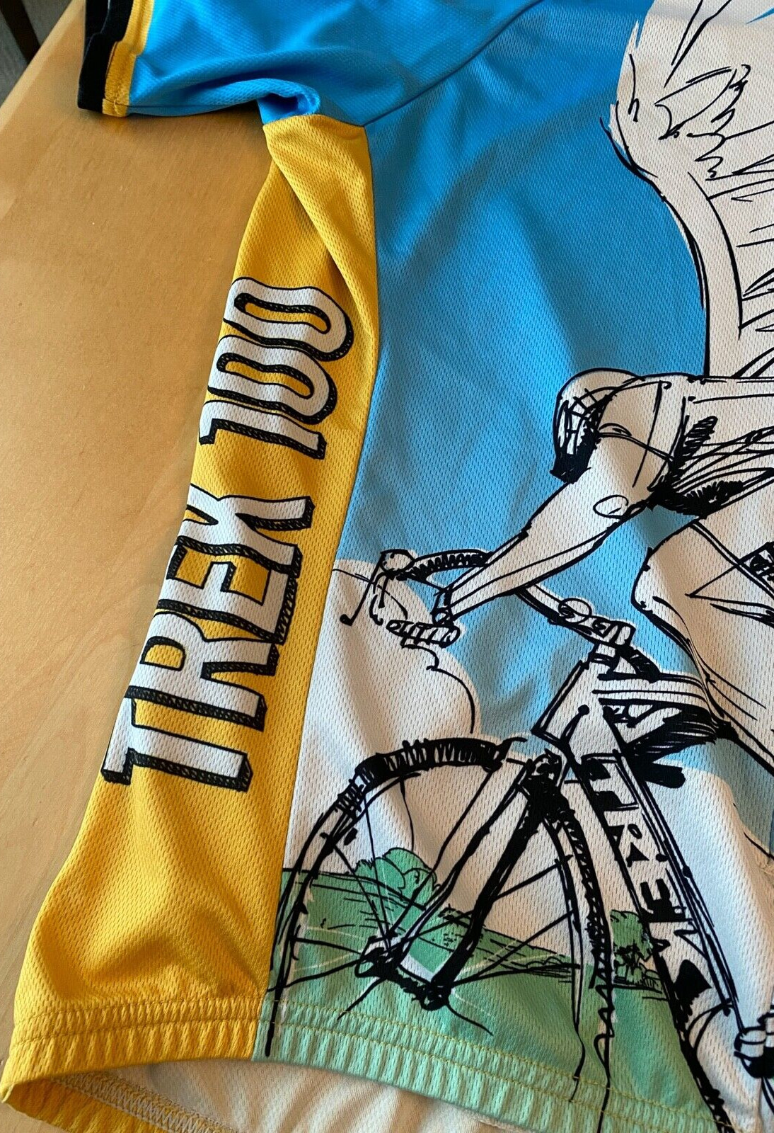 VOLER TREK 100 CYCLING JERSEY USA MADE 2010 RIDE FOR HOPE MACC FUND MENS SZ L