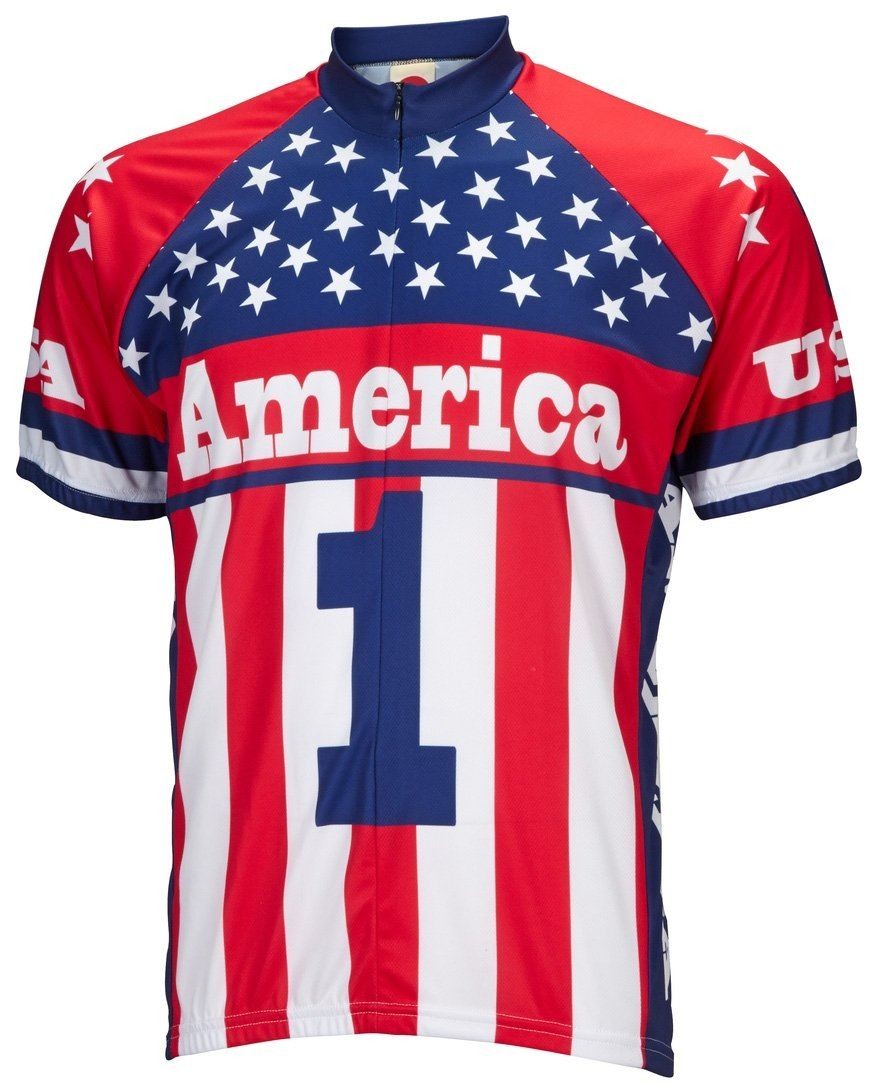 America One Men’s Cycling Jersey (S, M, L, XL, 2XL)
