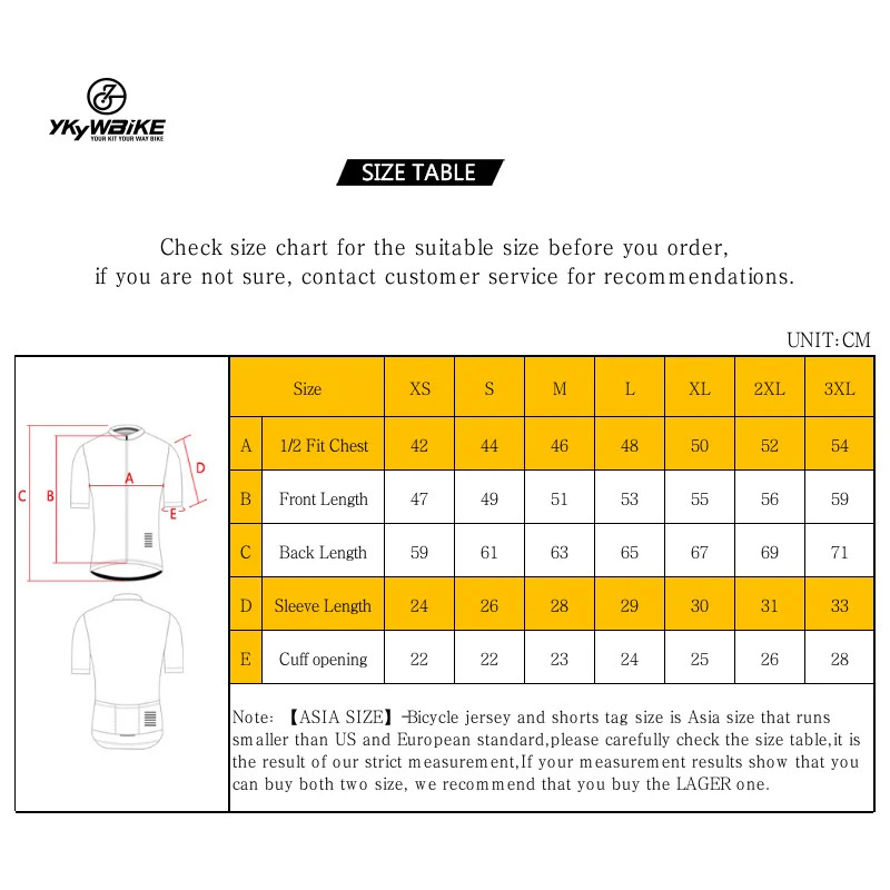 YKYWBIKE Mens Bike Cycling Jersey Short Sleeve Top Bicycle Shirt Maillots Pocket