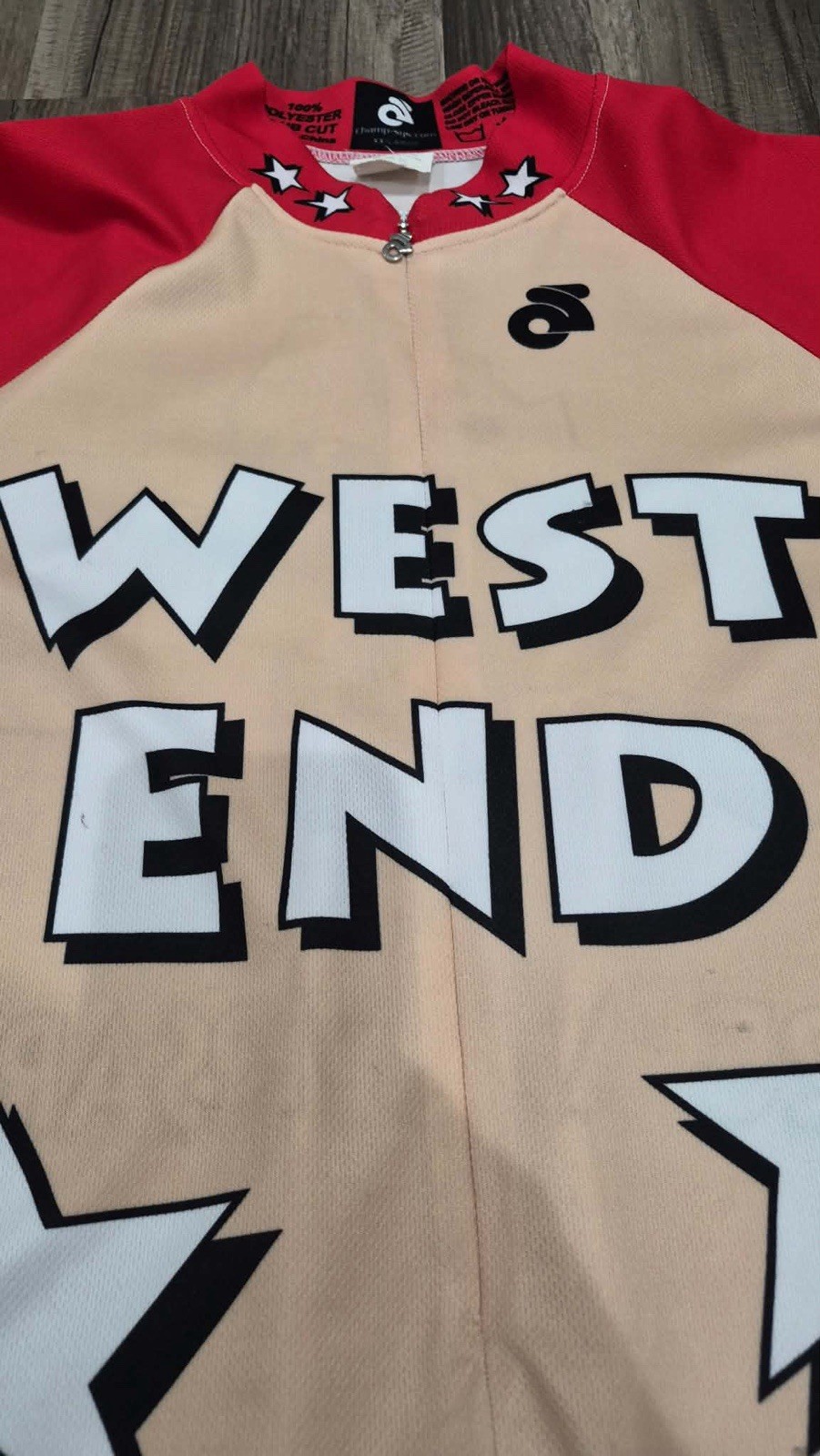 Champion System West End Bikes 25th Anniversary Cycling Jersey XXL 1/4 Zip