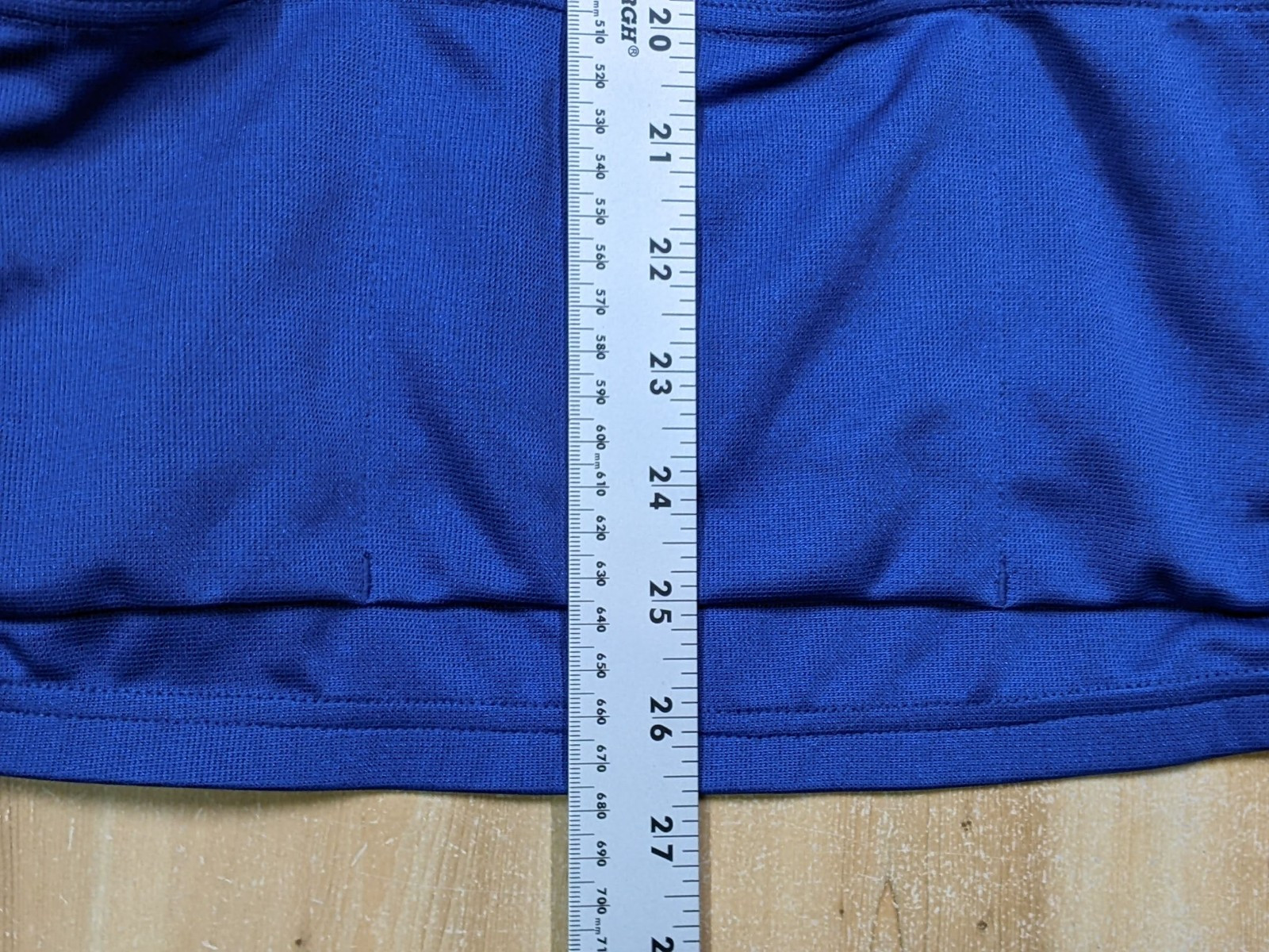 Bellwether Cycling Jersey Mens Large 1/2 Zip Blue Rear Pockets 100% Polyester