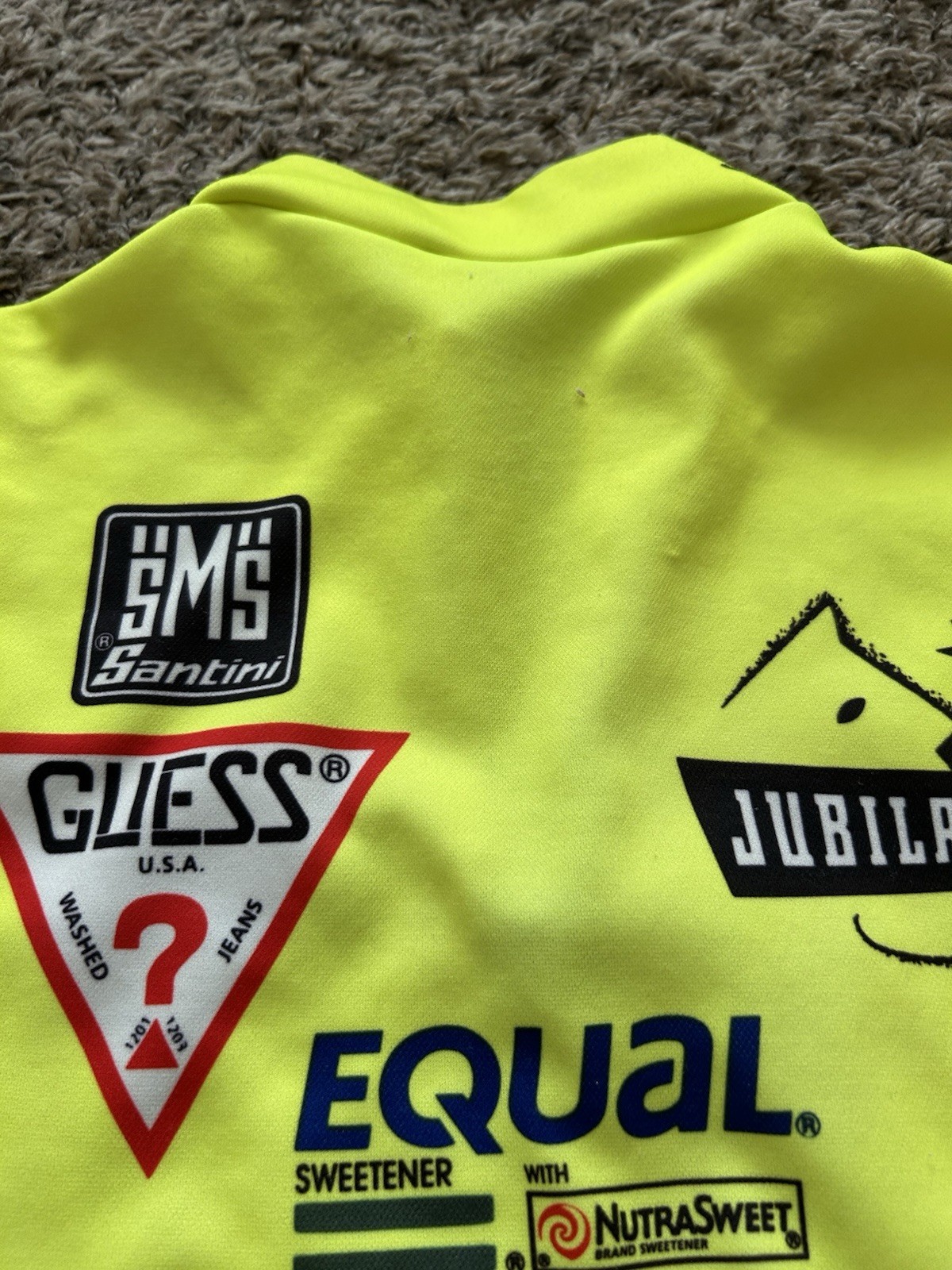 SMS Santini Guess Gatorade Cycling Jersey Spago Wolfgang 90s VTG Italy 3XL
