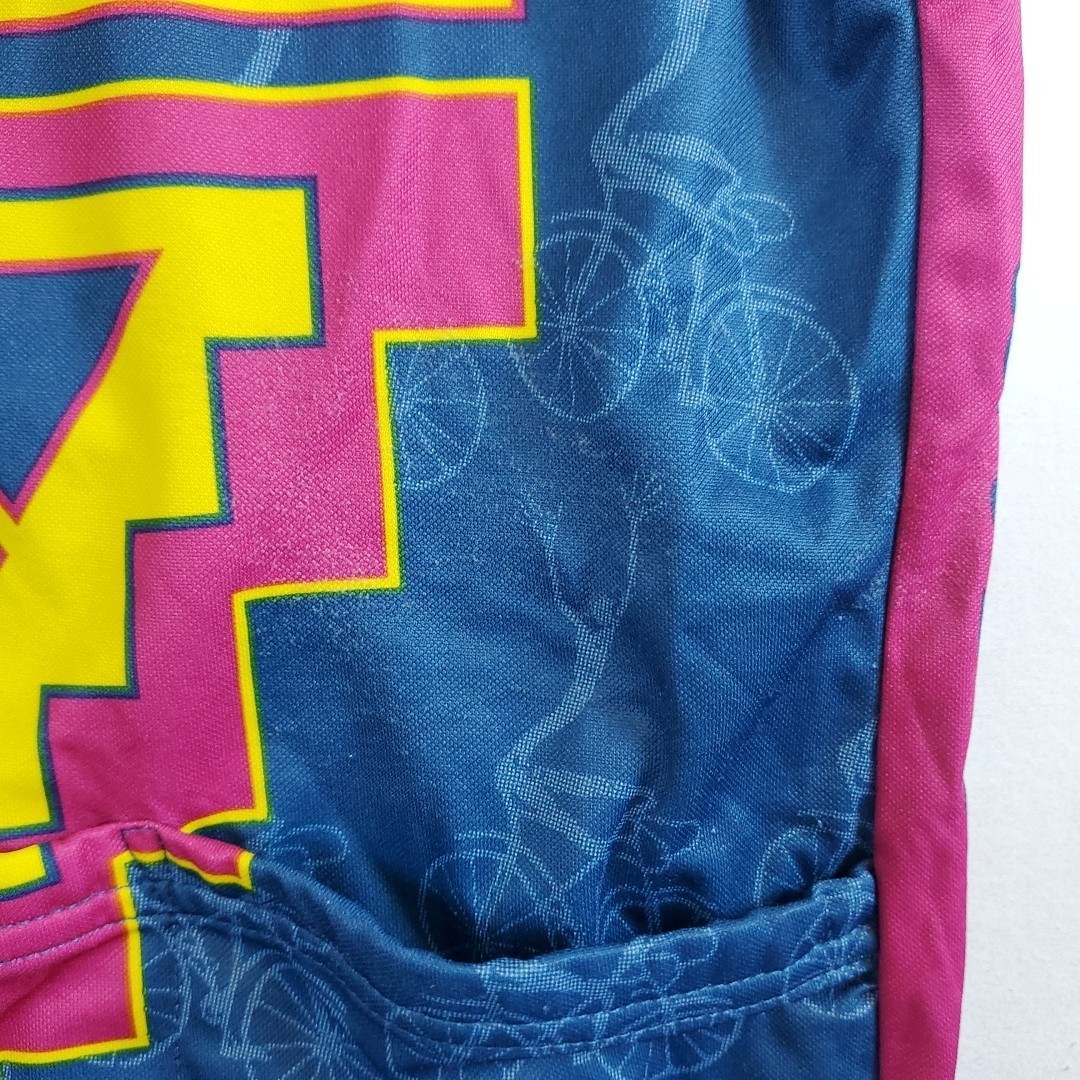 Vintage 90s Y2K Pearl Izumi El Tour De Tucson Cycling Jersey XL USA 3/4 Zip Top