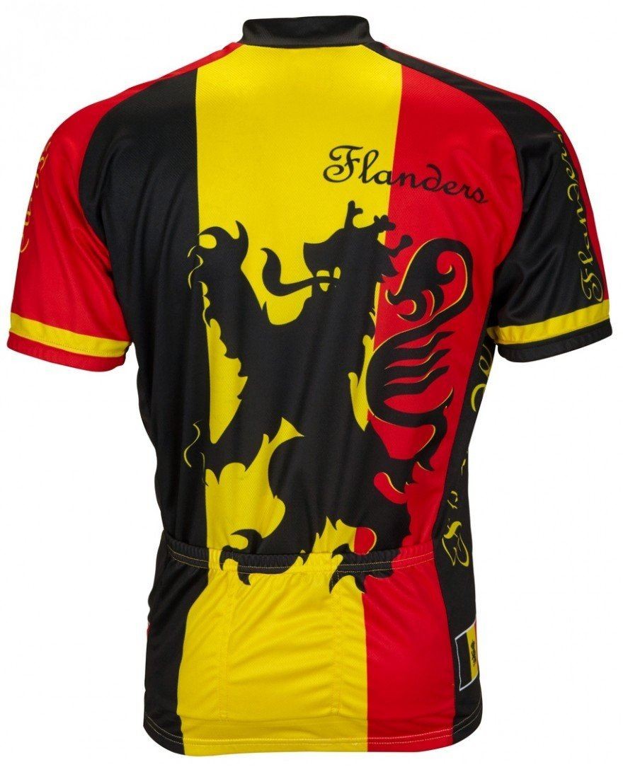 Lion of Flanders Men’s Cycling Jersey (S, M, L, XL, 2XL, 3XL)