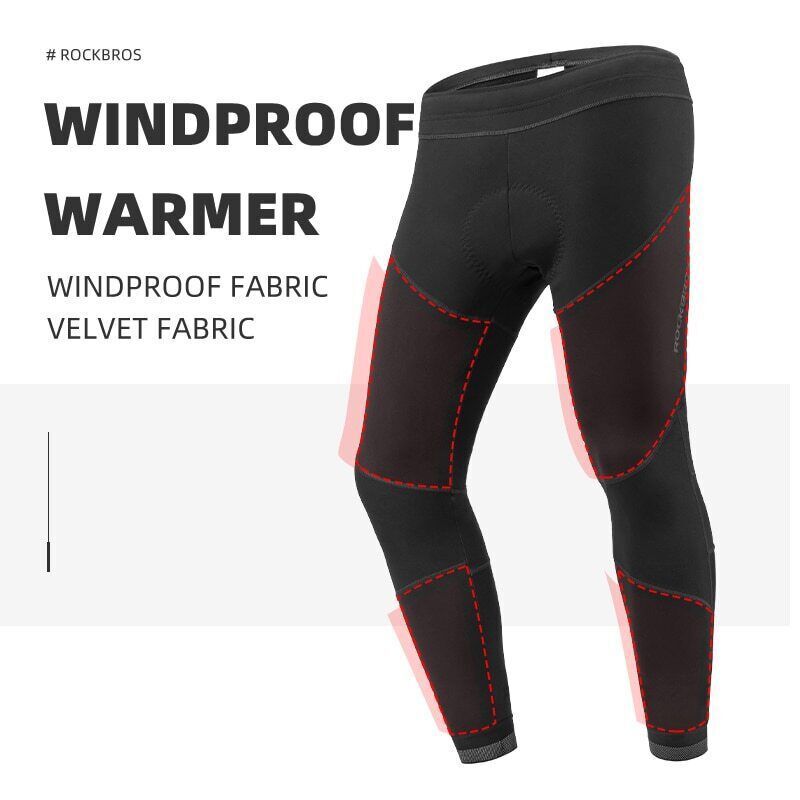 ROCKBROS Winter Fleece Cycling Jacket Suit Bike Jersey Bicycle Thermal Clothing