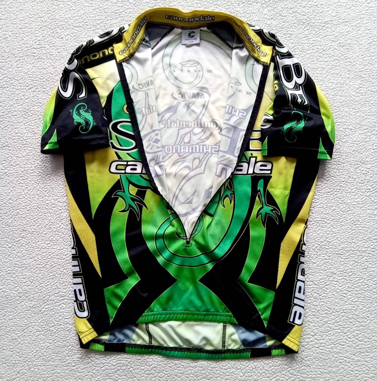 RARE VTG 2002 Team SoBE Cannondale MTB Cycling Jersey USA Made Size L *READ*