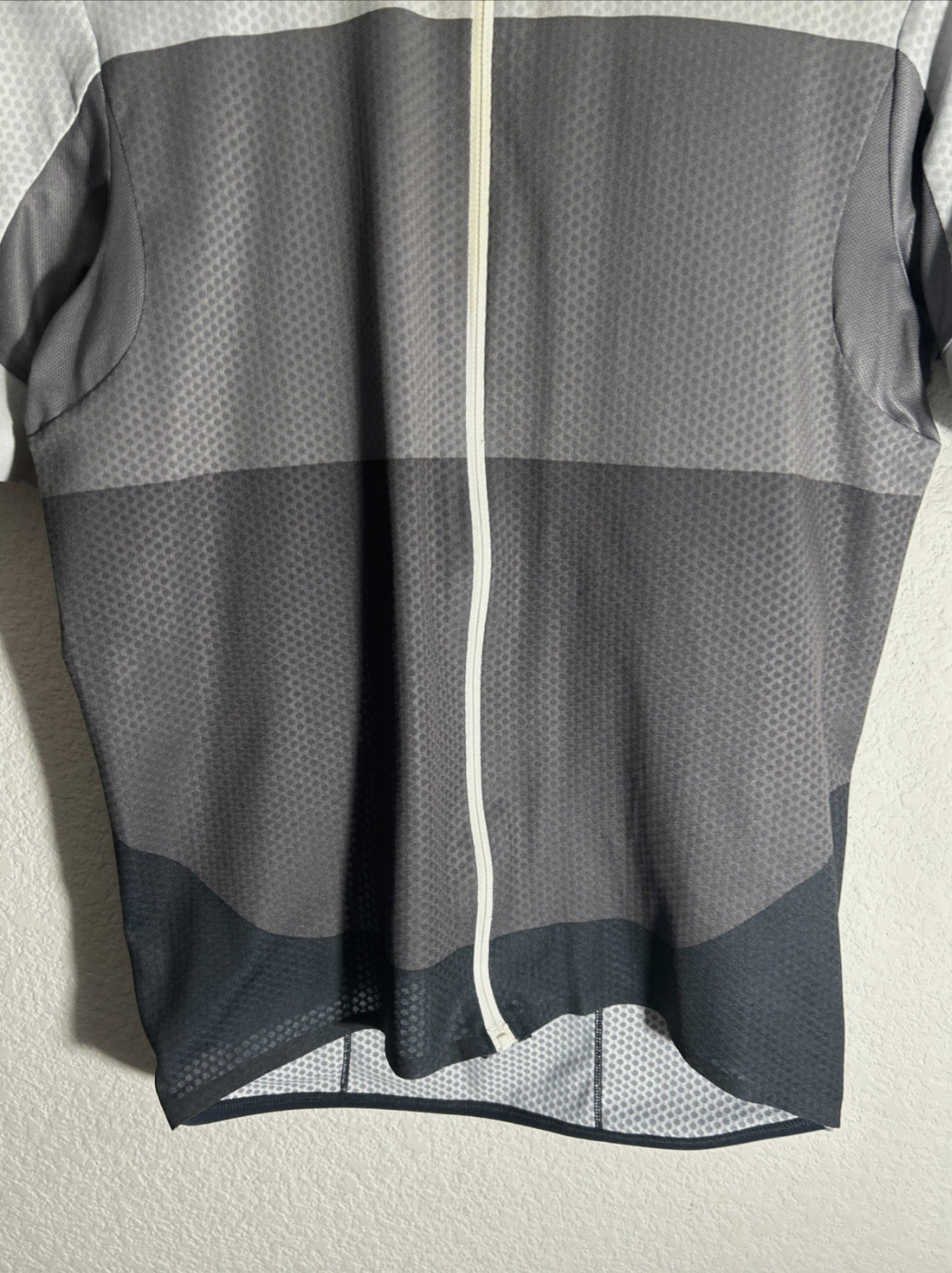 POC Men’s M Essential Logo Road Cycling Jersey Hydrogen Two Tone Gray Fendo