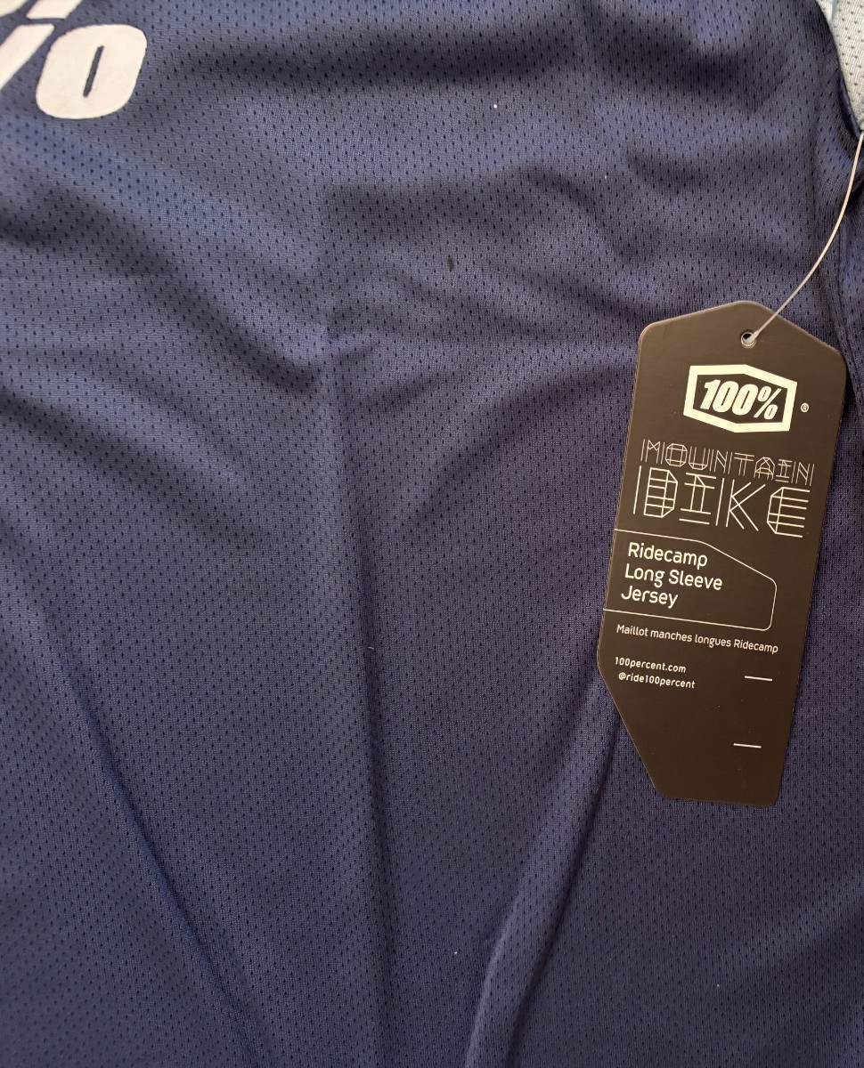 100% Ridecamp Long Sleeve Jersey – Size L