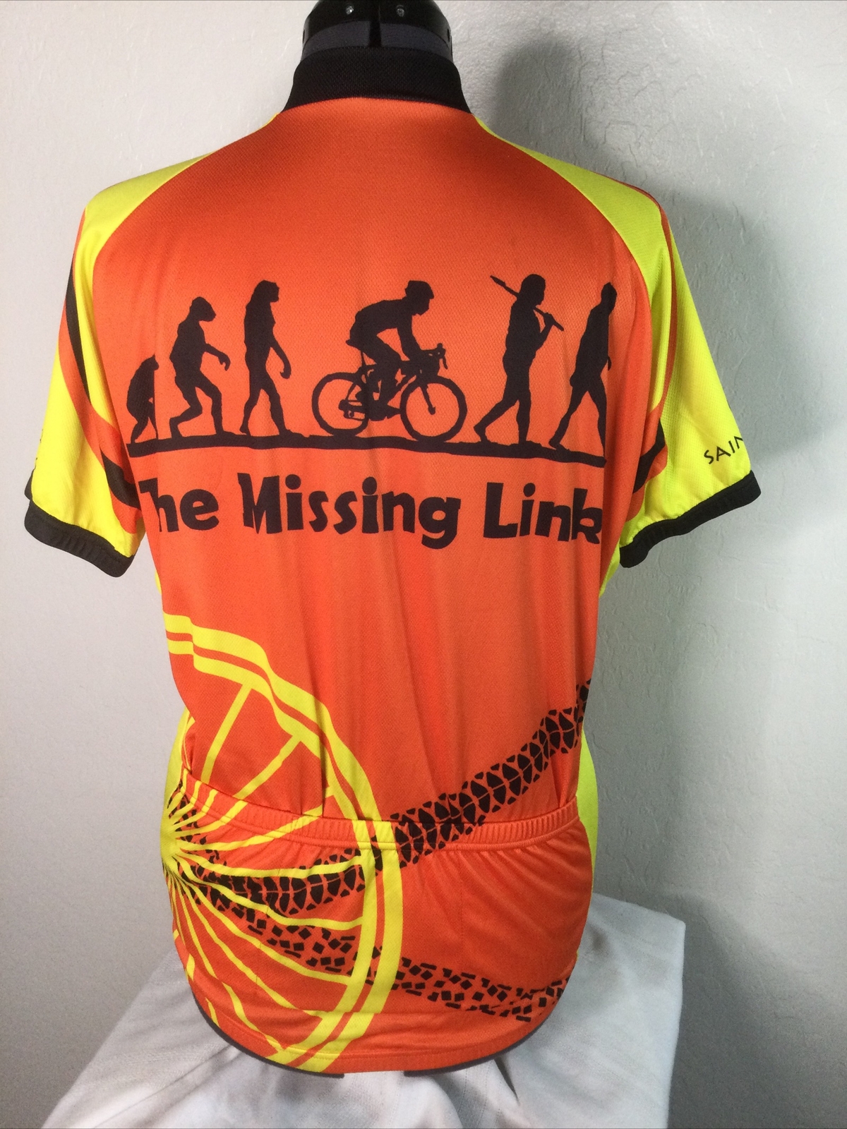 Peak 1 Sports Cycling Jersey Bike Short Sleeve Bicycle (M) The Missing Link