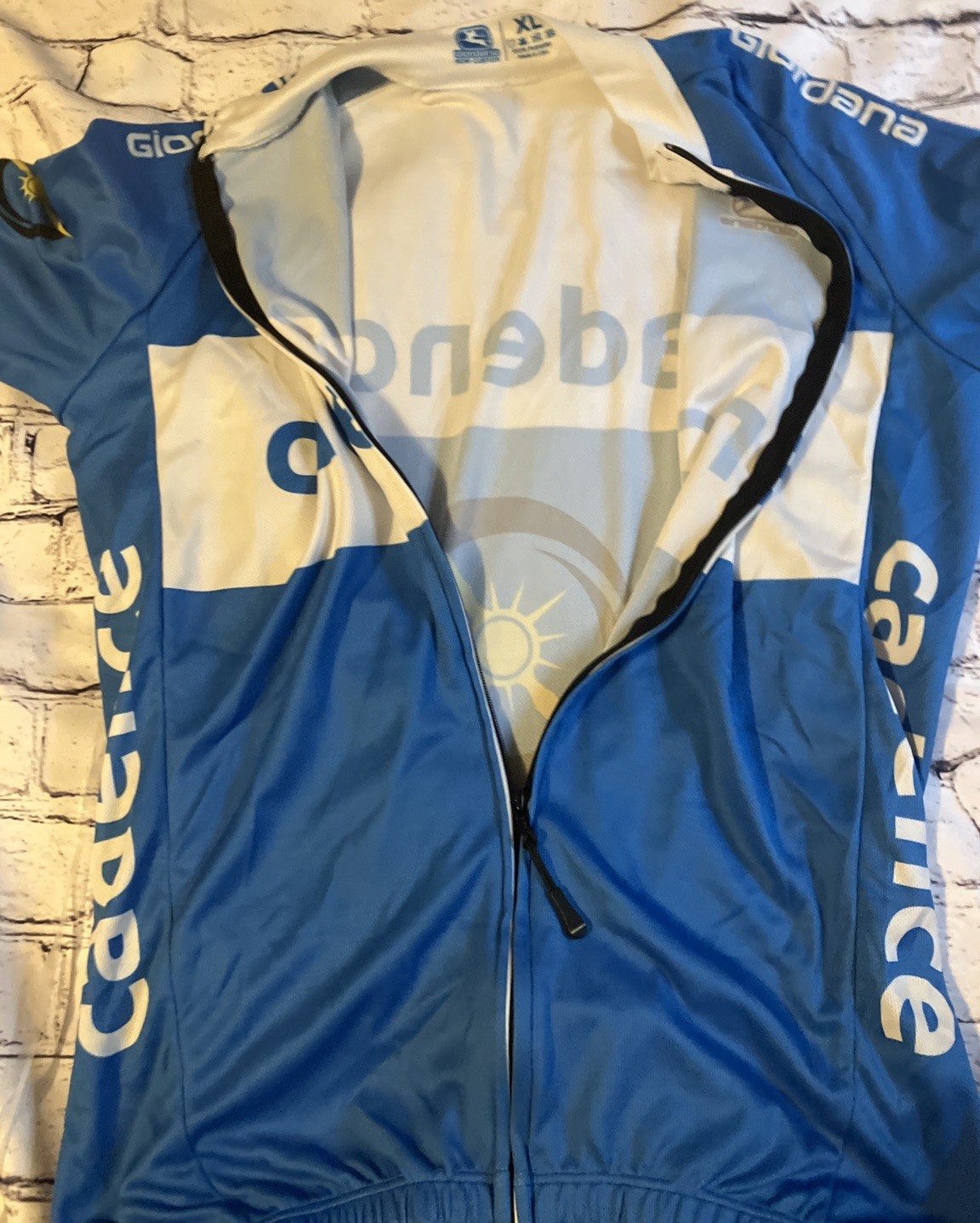 CADENCE CYCLING SHIRT GIORDANA SIZE XL PREOWNED