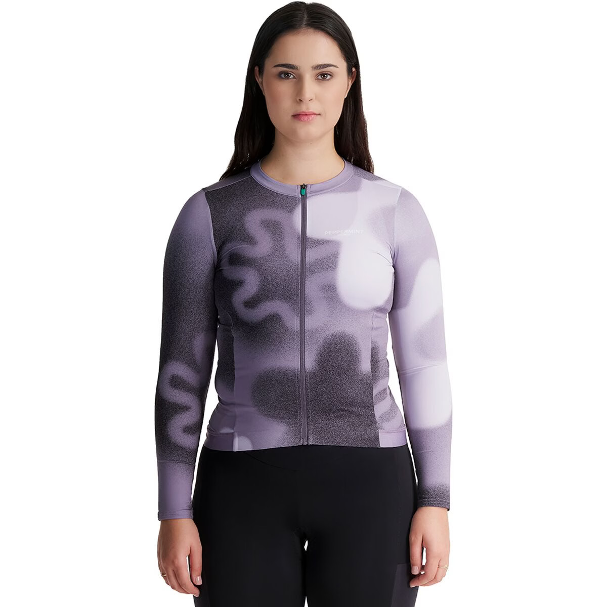 Peppermint Cycling Signature Long-Sleeve Jersey – Women’s Blitz Cloudy, XL