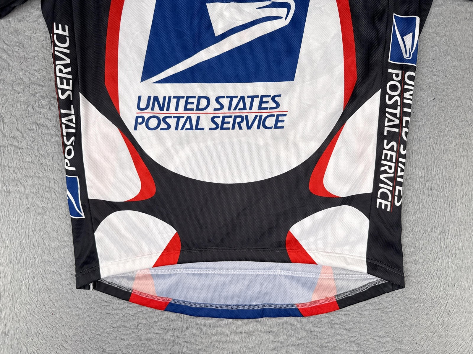 Nike Cycling Jersey Mens Extra Large USPS Trek Team 1/4 Zip Pockets Road Bike