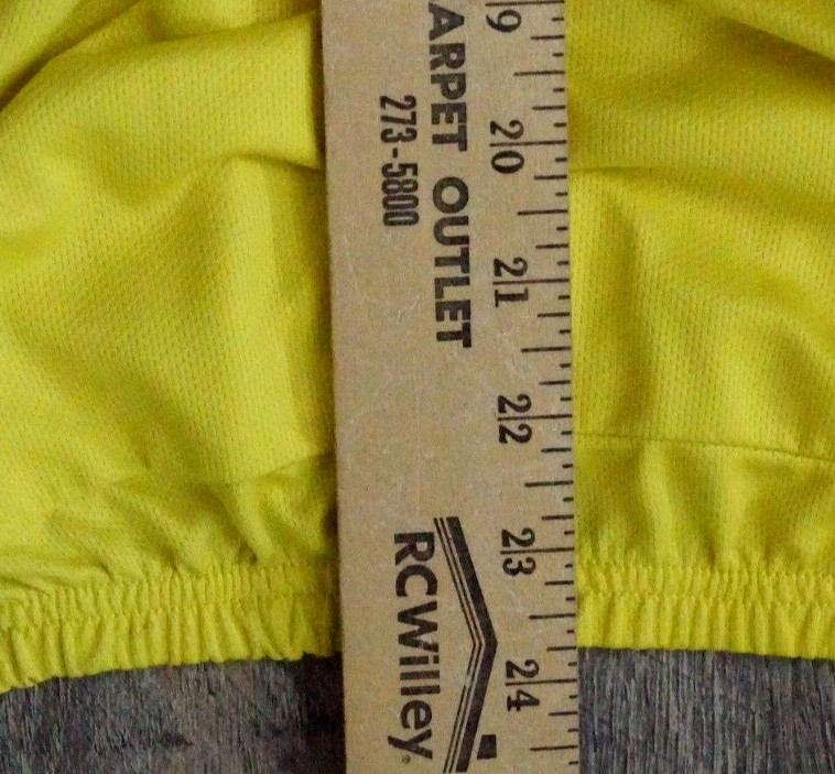 Alien Sports Wear Cycling Bike Bicycle Jersey Shirt Mens XL Yellow full Zipper