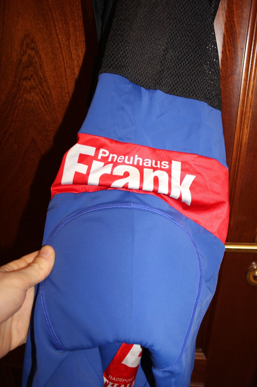 Vintage Cuore Pneuhaus Frank Michelin Team cycling bib shorts – size L