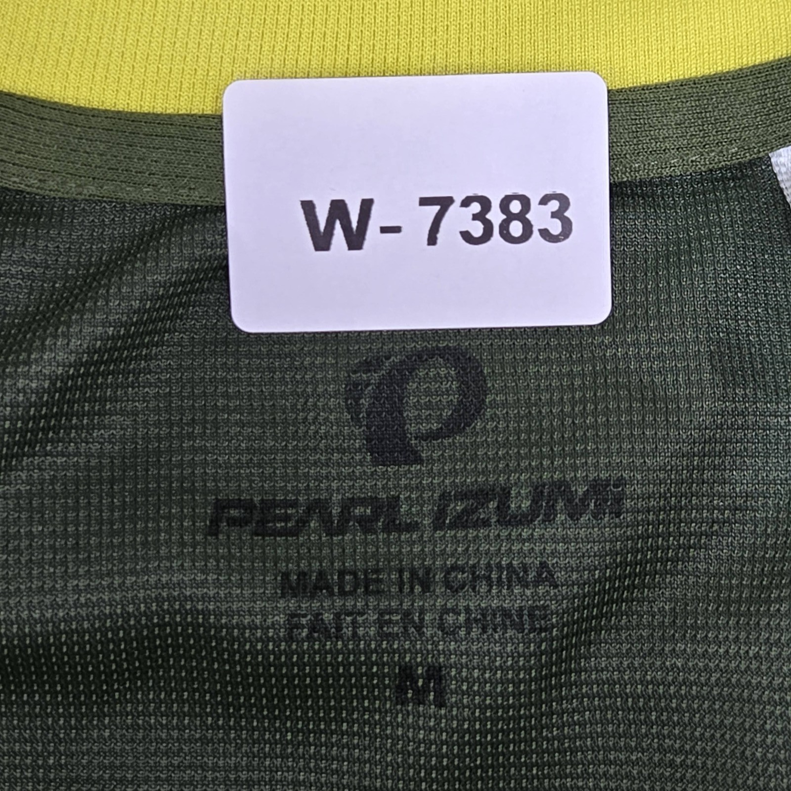 Pearl Izumi Men Jersey M Green Colorblock Quarter Zip Cycling Zipper